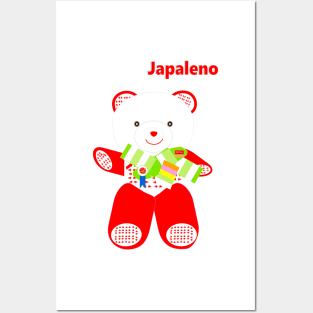 Japaleno The Handsome Teddy Bear Posters and Art